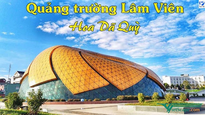 Biểu tượng hoa Dã Quỳ quảng trường Lâm Viên